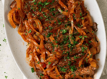 Tomato Onion Brisket